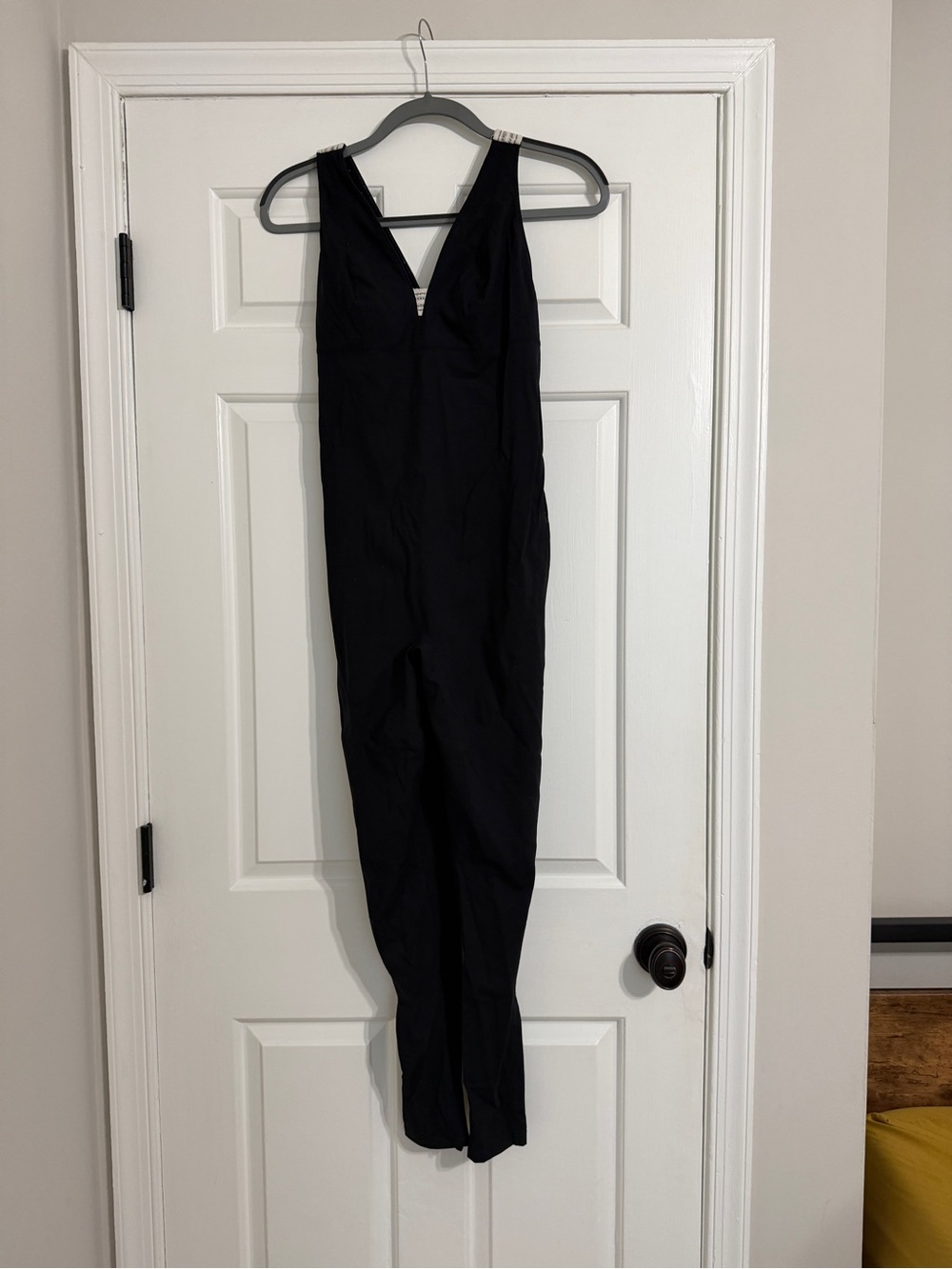 FP Movement by Free People Black V-Neck Sleeveless Jumpsuit